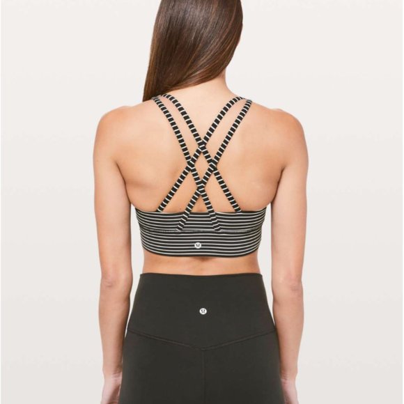 Lululemon Energy Bra *Long Line Mod Stripe - Picture 2 of 4